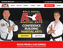 Tablet Screenshot of goldmedalma.com